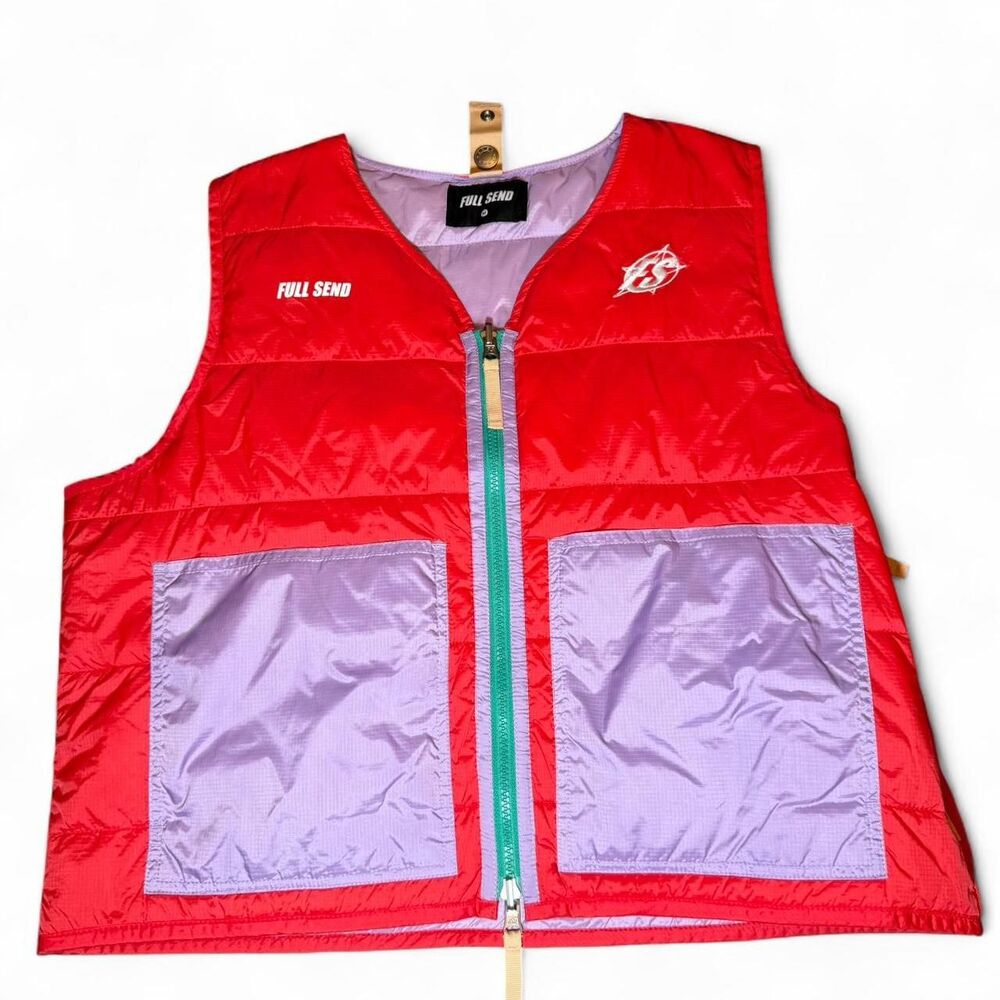Full Send by Nelk Boys technical puffer vest